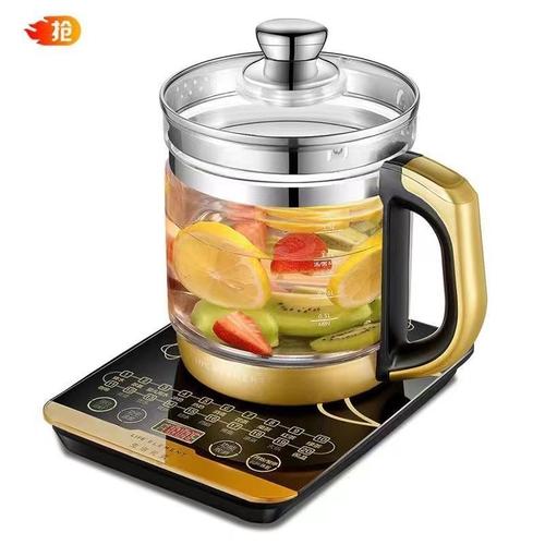 8L健康养生，智能温控玻璃煮茶器 打造办公室与家庭的双重美学
